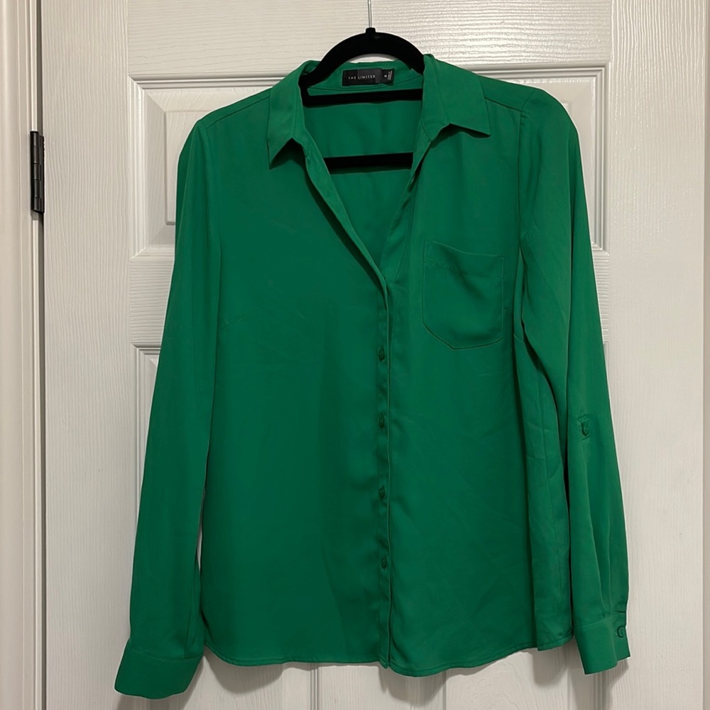 The Limited button down chiffon